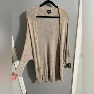 Beige American Eagle Women’s Long Cardigan